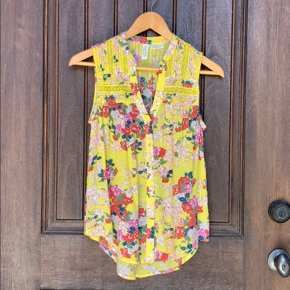 Whimsical pin tucked blouse by Meadow Rue